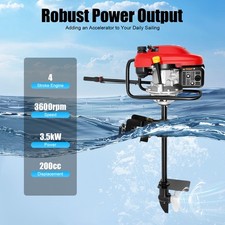 4 Stroke 6 HP 170cc Outboard