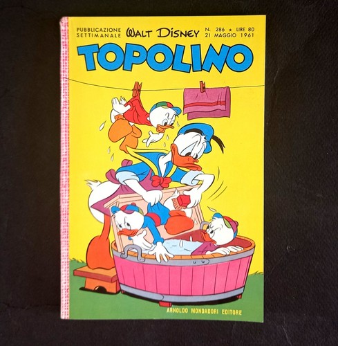 Topolino libretto 286 1961 - topolino,