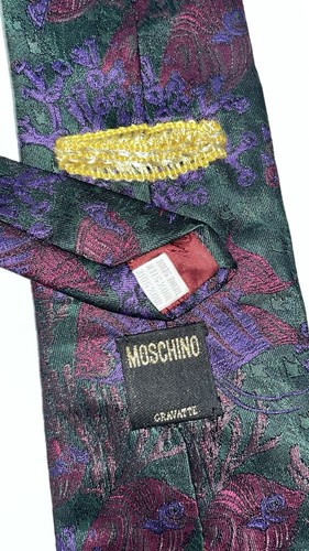 Cravatta moschino 100 seta - moschino,