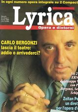 1994 04 - LYRICA - 04 1994 - N.4 - ANNO I - CARLO BERGONZI - SENZA CD