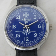 OROLOGIO RUSSO SOVIETICO RAKETA 24 ORE HEINKEL 280 FUNZIONANTE CARICA A MANO