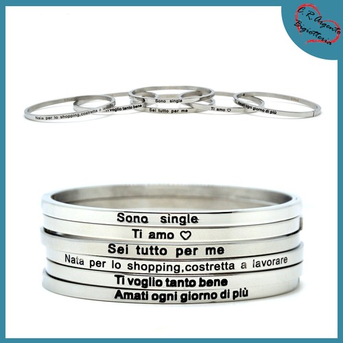 Bracciale donna rigido in - da,