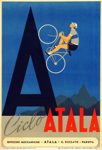 Poster bicicletta epoca - poster, d'epoca