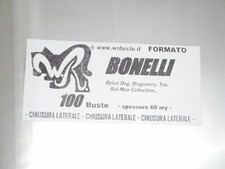 100 BUSTE WR "BONELLI CHIUSURA