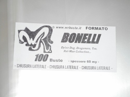 100 buste bonelli chiusura - buste, wr