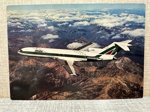 Cartolina alitalia aereo - cartolina,
