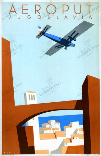 Poster viaggio aeroput - poster,