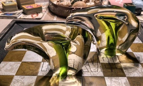 Coppia sculture orso polare - coppia,