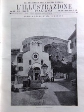 L'Illustrazione Italiana 13 Agosto 1916 WW1 Conquista di Gorizia Asiago Rismondo