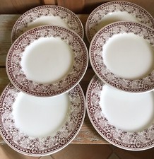 Laveno Since 1856  Porcellana Ceramica  6 Piatti Piani Piatto