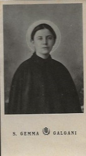 Santino orazione gemma - santino,