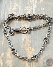 Collana John Hardy ~ chiusura grande, JH Hangtag 28,86 grammi ~ 18"