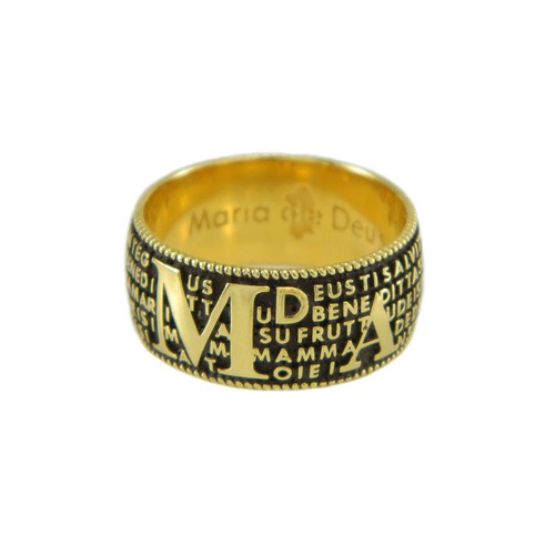 Anello fede con - , preghiera