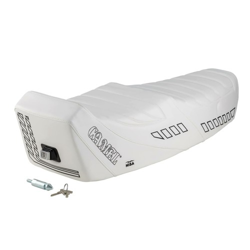 Sella nisa camel bianco - camel,