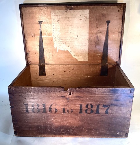 Antico baule pino - baule, in