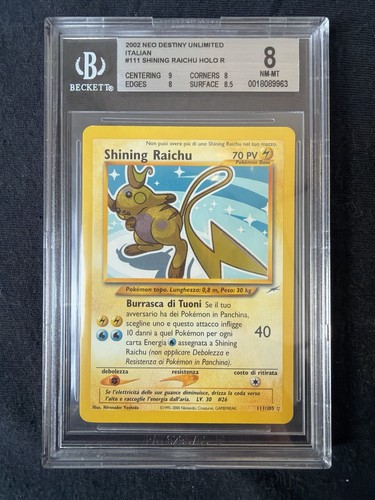 Shining raichu 111 105 bgs - 111/105, 8