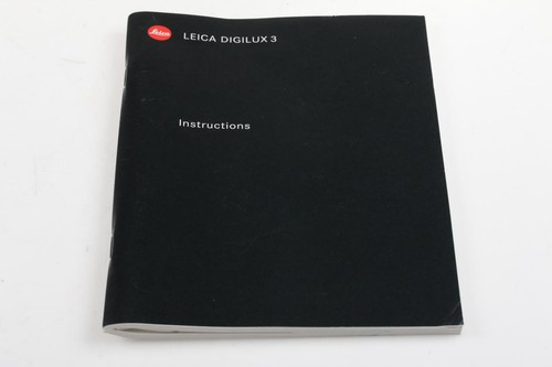 Leica istruzioni per - istruzioni, digilux