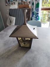 Lampada antica da esterno, originale, attacco a muro. Restaurata 