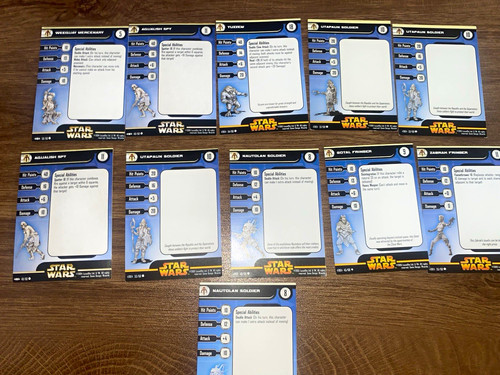 Lotto miniature star wars - lotto,