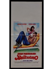 locandina SEGNI PARTICOLARI BELLISSIMO adriano celentano federica moro B378