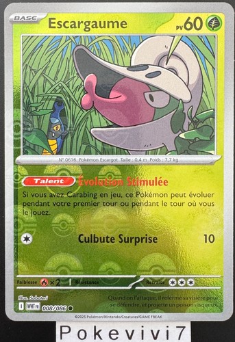 Carte pokemon escargaume - pokemon,