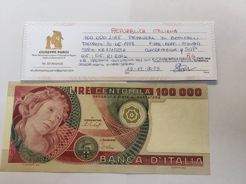 Republica 100 000 lire - ,