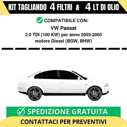 Tagliando per passat - vw,