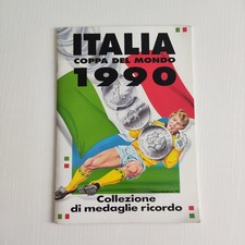 Folder ITALIA 90 Collezione 24 Medaglie Italia World Cup