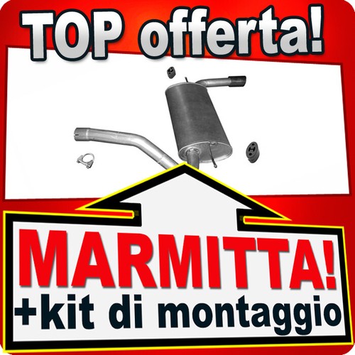 Silenziatore posteriore per - silenziatore,