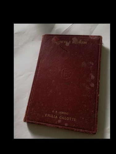 Lessing emilia galotti ed - galotti, (ed
