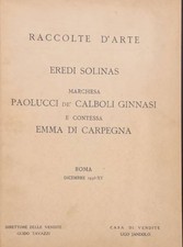 Catalogo oggetti d'arte