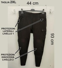 Pantaloni Moto Donna Neri 2XL - Usati