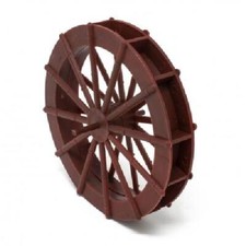 Pala ruota di plastica mulino acqua 9 cm per presepe