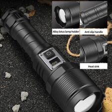 Torcia XHP70 4-CORE ad alte prestazioni - 10000 lumen, IPX4, batteria 5000 mAh, OLED