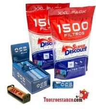 3.000 OCB Blue 70mm + 3.000 Filtri 6mm + Machine RAW 70