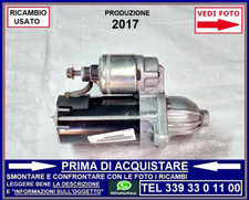 MOTORINO AVVIAMENTO PROD. 2017 X FIAT GRANDE PUNTO EVO QUBO FIORINO 1.3 MULTIJET