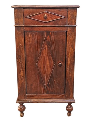 Comodino antico legno - comodino,