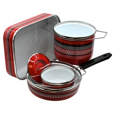 Set pentole smaltate Siltal
