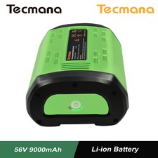 56V 9Ah Al litio Batteria per