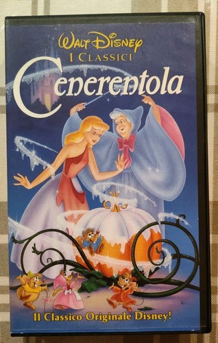 Cenerentola vhs vintage walt - vhs,