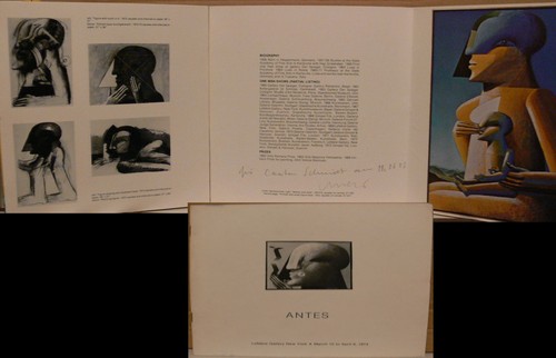 Horst antes signed catalogue - horst,