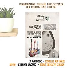 REPLICA MEAZZI HOLLYWOOD Jupiter espositore negozi chitarre basso stile vintage