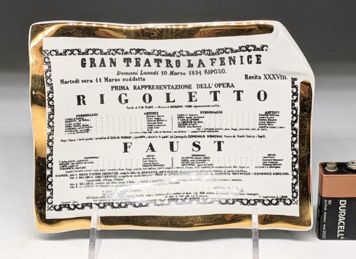 Fornasetti opera plate trompe - opera,
