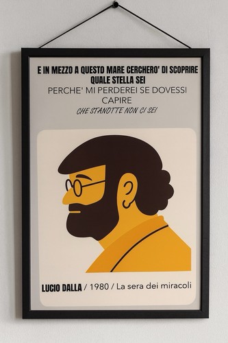 Poster lucio dalla sera dei - dalla, la