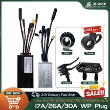 Regolatore impermeabile tre modalità e-bike 24V-48V 17A-30A con display LCD freno elettrico