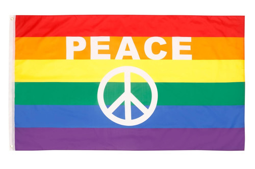 Bandiera della pace colorata - bandiera,