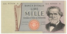 1000 LIRE GIUSEPPE VERDI II