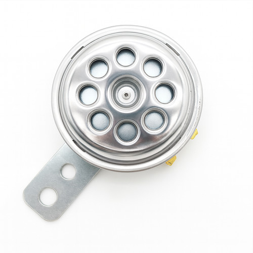 Corno cromato adatto - corno, 6v