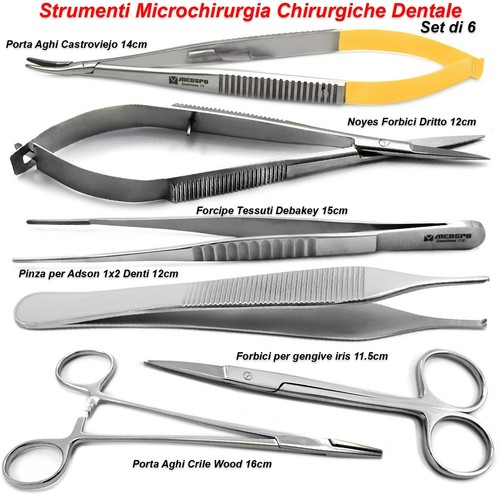 Kit microchirurgia pinzette - kit,