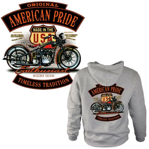 Felpa motociclista - da,